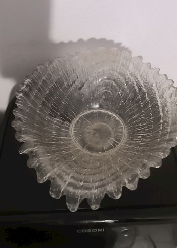 Bej Dekoratif Cam Vaz - Görsel 2