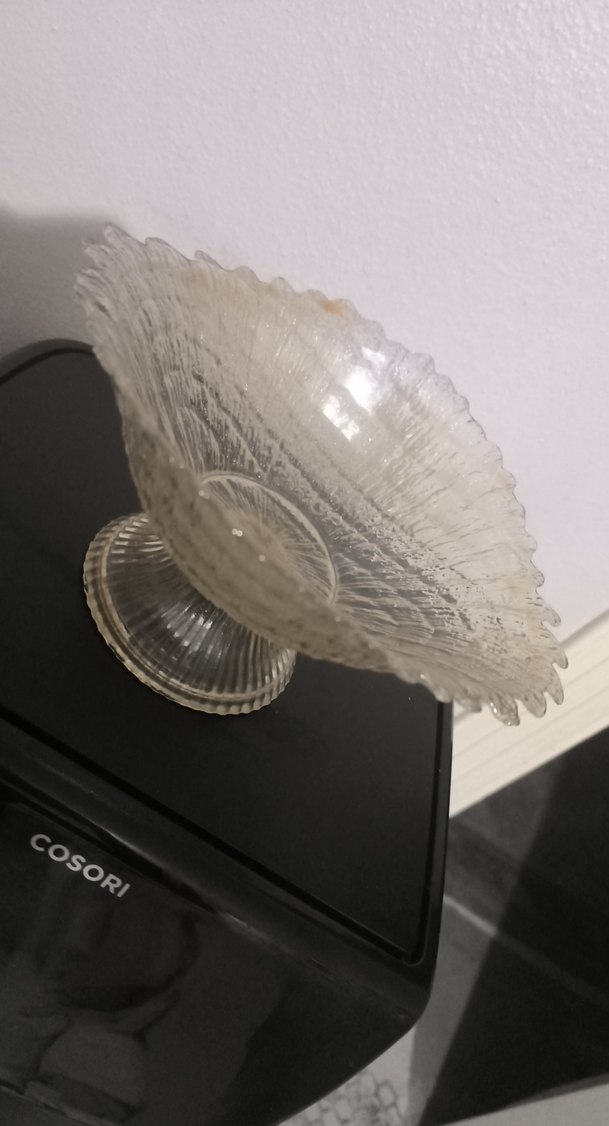 Bej Dekoratif Cam Vaz - Görsel 4