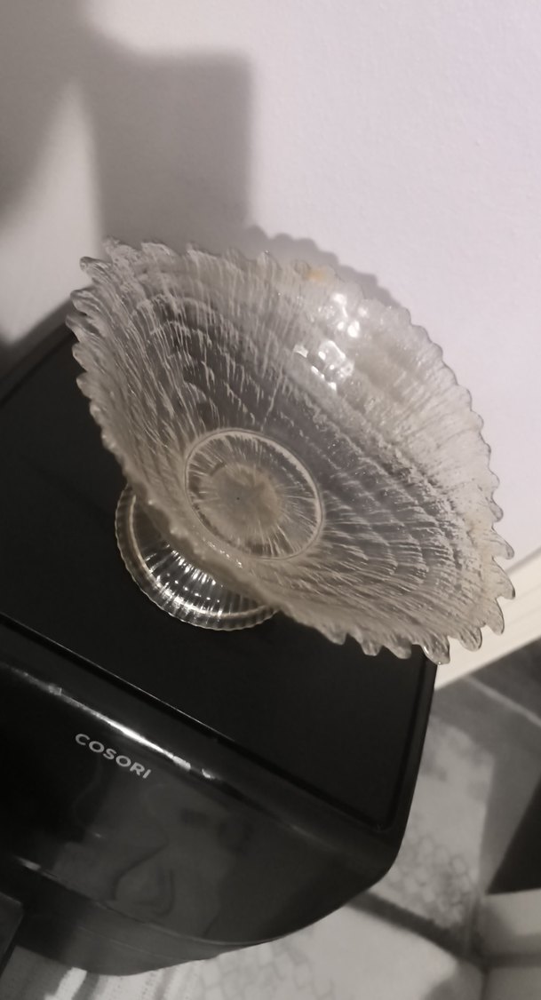 Bej Dekoratif Cam Vaz - Görsel 3