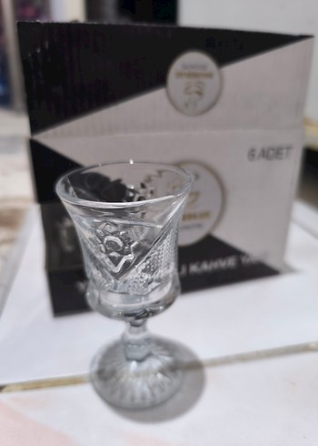 6'lı Beyaz Kahve Yanı Bardak Seti - Görsel 3