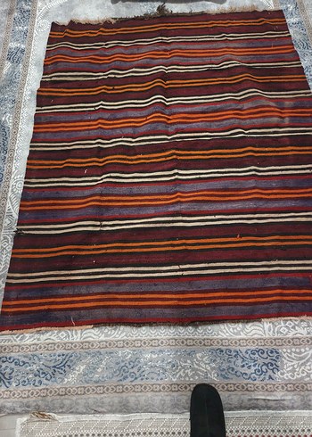 vintage Anadolu Kilimi, El Dokuması, %100 Yün, Bohem Dekorasyon - Görsel 4