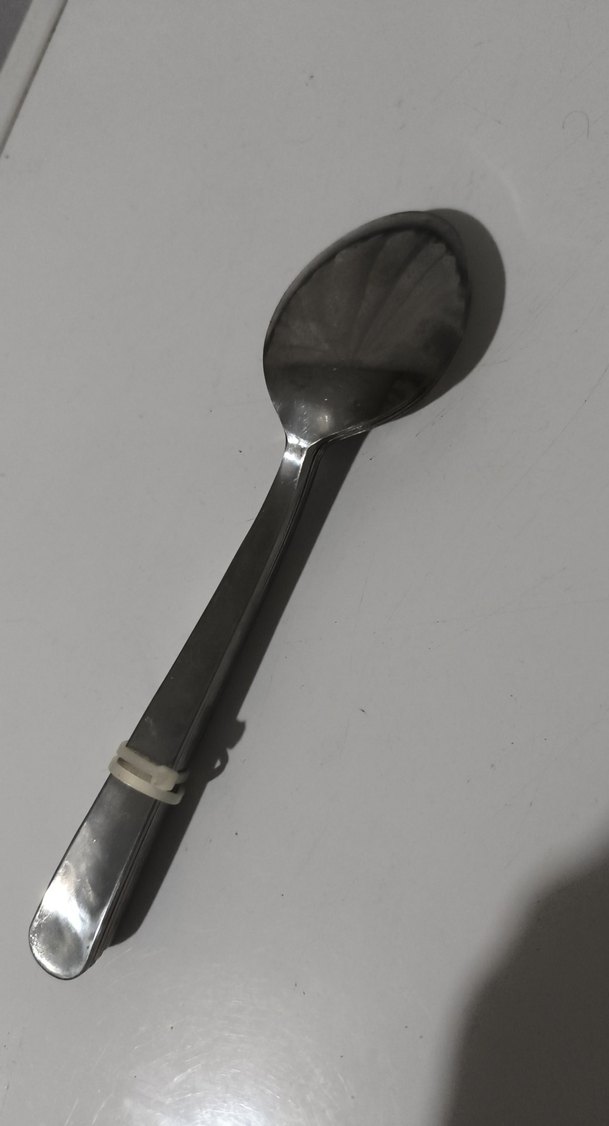 Gri Paslanmaz Çelik YEMEK Kaşığı - Görsel 3
