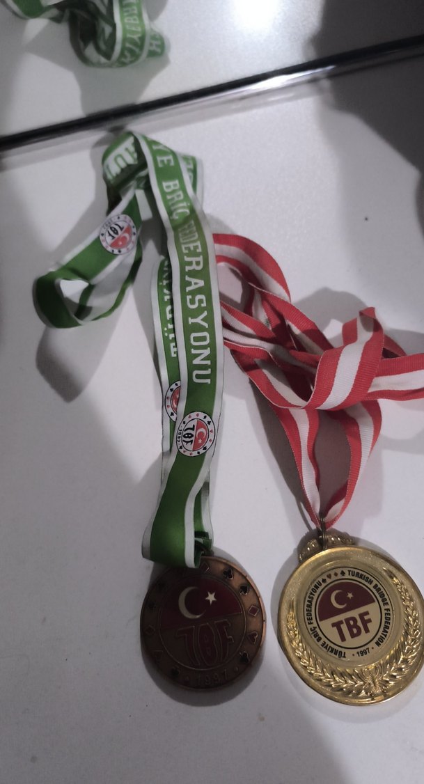 Altın Renkli Erkek Madalya - Görsel 2