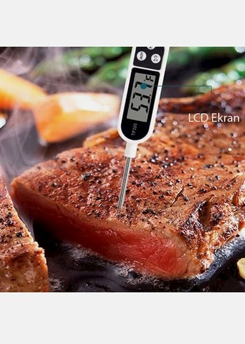 Dijital Sıcaklık Ölçer Termometre - Görsel 3