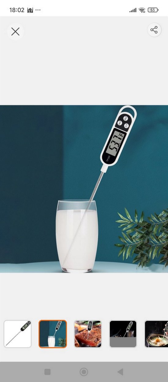 Dijital Sıcaklık Ölçer Termometre - Görsel 2