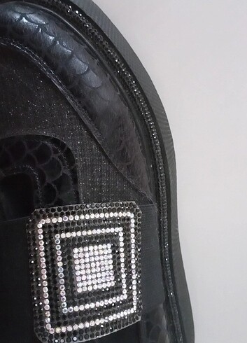 38 Beden siyah Renk Kalın taban sneakers ayakkabı