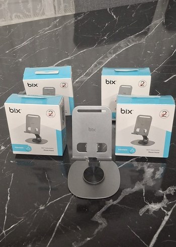 Bix TS01 Katlanabilir 360° Çok Açılı telefon standı Tutucusu