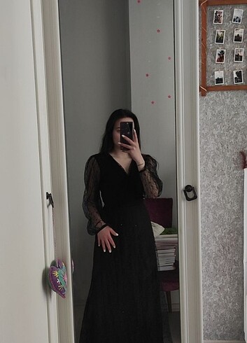 40 Beden Gece elbisesi