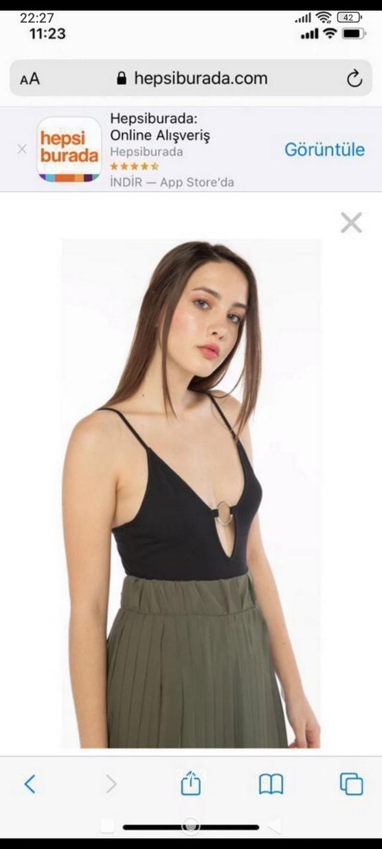 Tokalı Minimalist Kadın Vücut Zinciri - Görsel 2