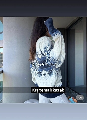 s Beden Zara kış temalı kazak