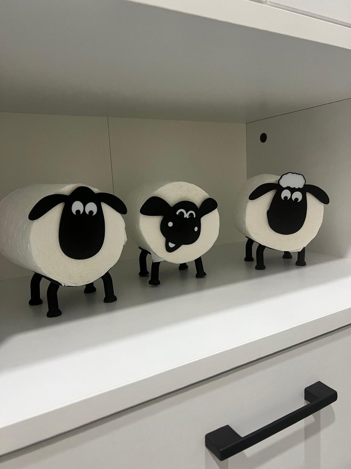 banyo aksesuar 3 lü Koyun Seti - Görsel 5