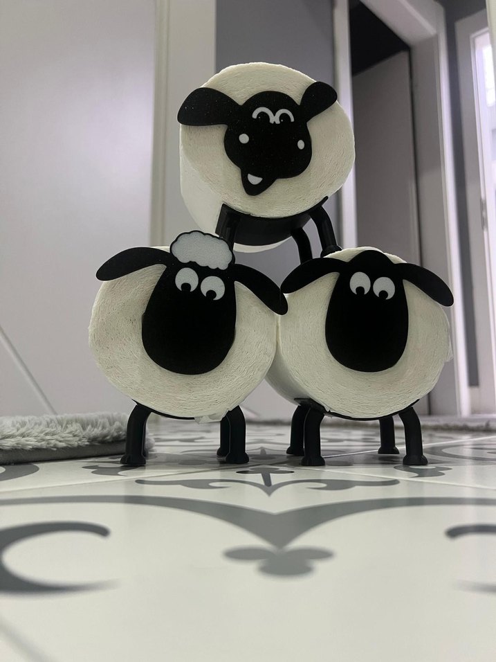 banyo aksesuar 3 lü Koyun Seti - Görsel 3