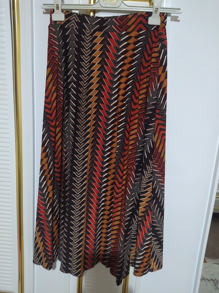 uzun pileli etek - Görsel 3