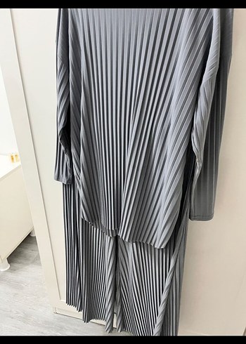 Gri Pileli Uzun Kollu ikili takım - Görsel 3