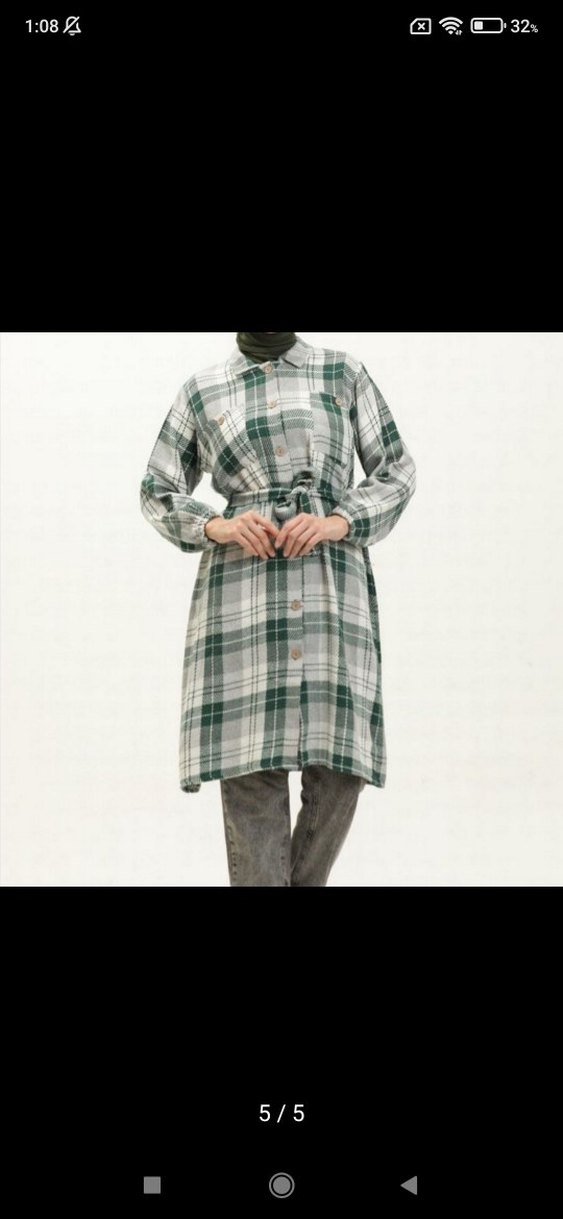 uzun tuvit gömlek - Görsel 4