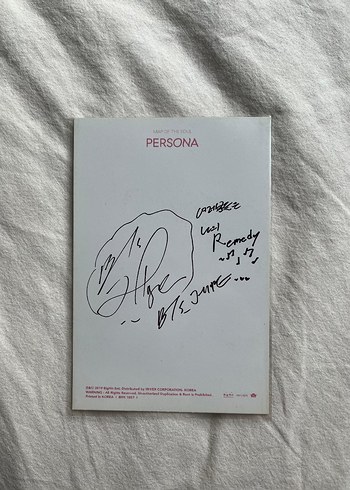 BTS Persona Postcard -Jhope