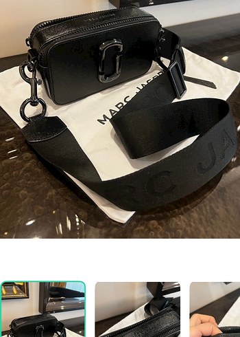 Marc Jacobs Siyah Mini Capraz Canta