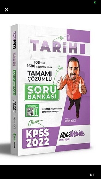 Hocawebde Yayınları 2022 Kpss Tarih Tamamı Çözümlü Soru Bankası