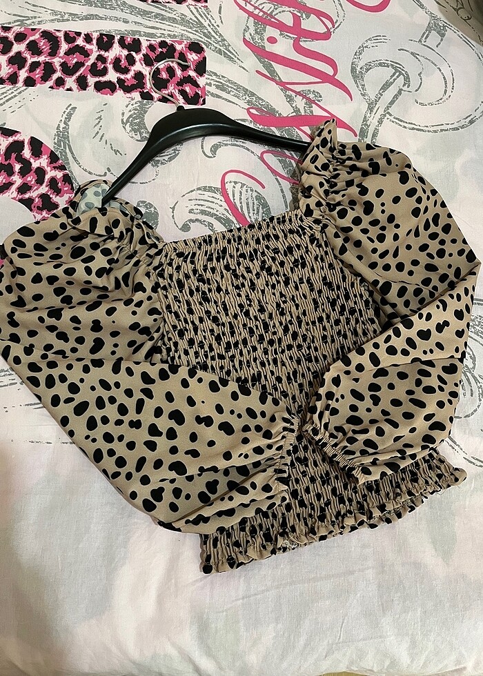 Leopar bluz - Görsel 2