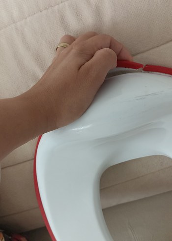 Beyaz Bebek Yürüteci Oturak - Görsel 3