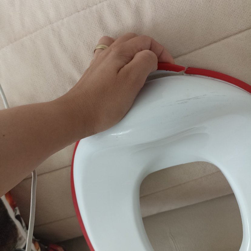 Beyaz Bebek Yürüteci Oturak - Görsel 3