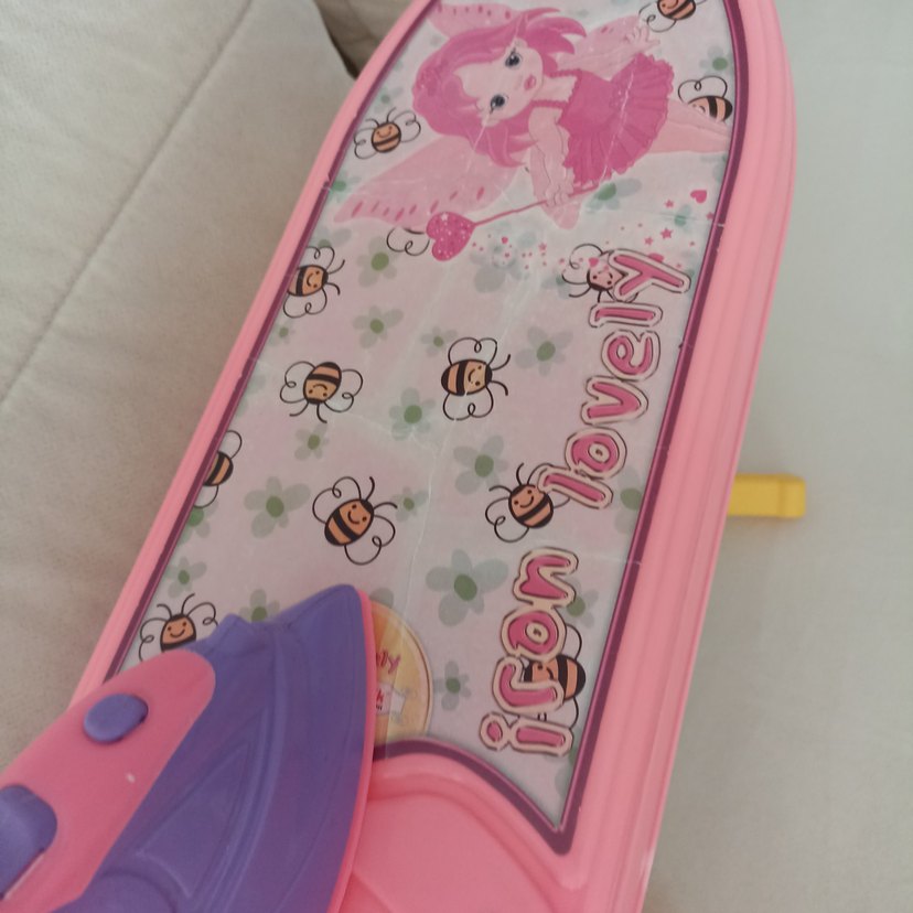 Renkli Pembe Çocuk Ütü Masası - Görsel 4