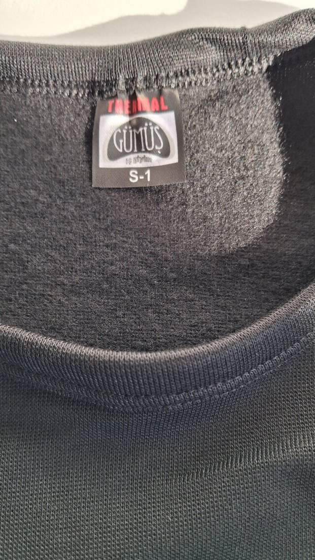 Siyah Baskılı Erkek Termal Fanila - Görsel 4