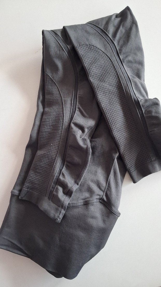 Gri Elastik Kadın Spor Tayt - Görsel 4