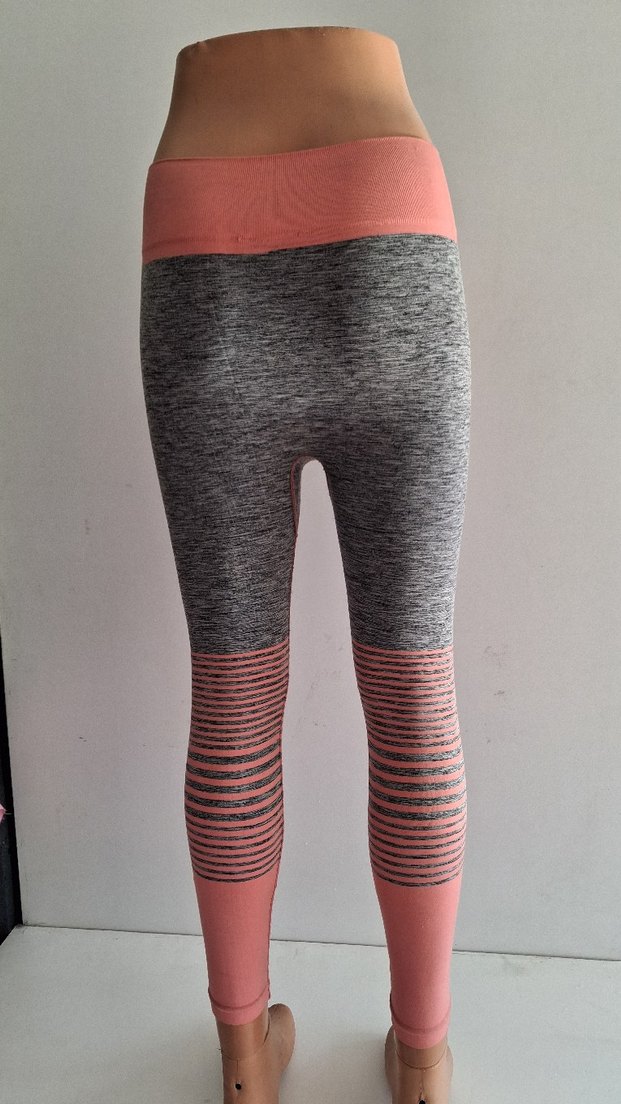 Gri Kadın Uzun Spor Tayt - Görsel 2