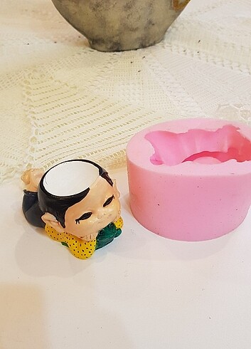 Skulent saksı mumluk silikon kalip - Görsel 2