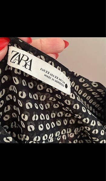 Zara Zara mini şifon elbise