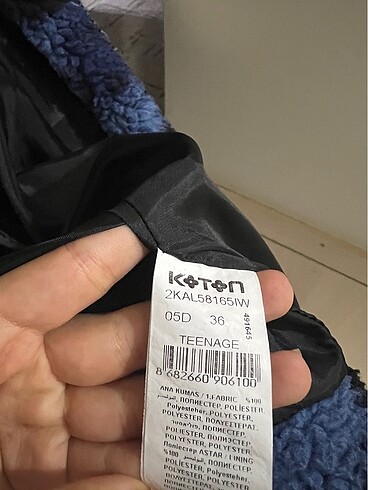 s Beden Koton peluş kürk