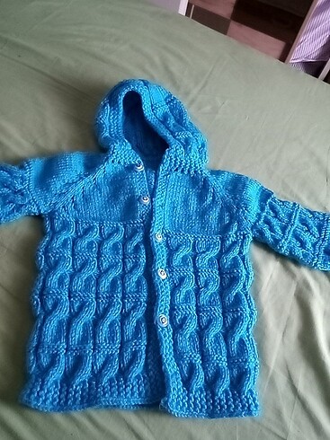 Bebek el örgüsü ceket