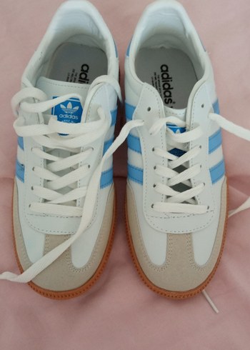 Adidas Beyaz Mavi Kadın Spor Ayakkabı - Görsel 2