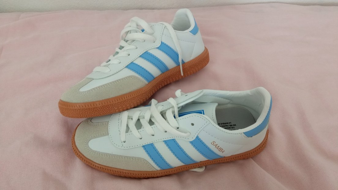 Adidas Beyaz Mavi Kadın Spor Ayakkabı - Görsel 4