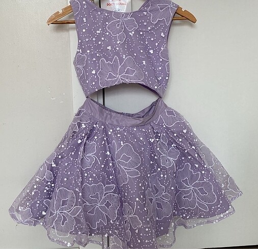 B&G Store 9-10 yaş lila abiye elbise
