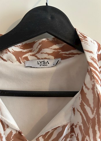 Uzun Kollu Bohem Zebra Desenli Elbise - Görsel 4