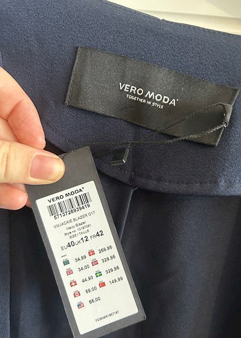 Gri Kadın Midi Boy Salaş Blazer Ceket - Görsel 3