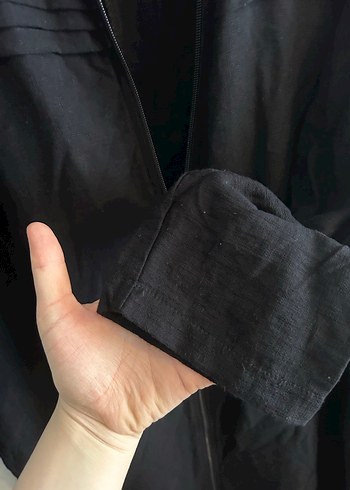 Siyah Parlak ferace - Görsel 4