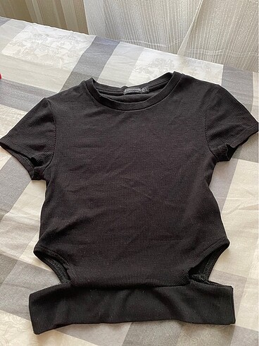 s Beden siyah Renk Stradivarius crop