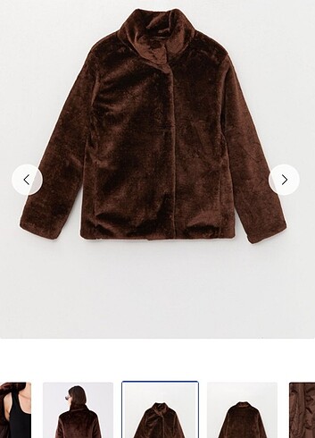 LC Waikiki Dik yaka LCW kadın peluş mont 