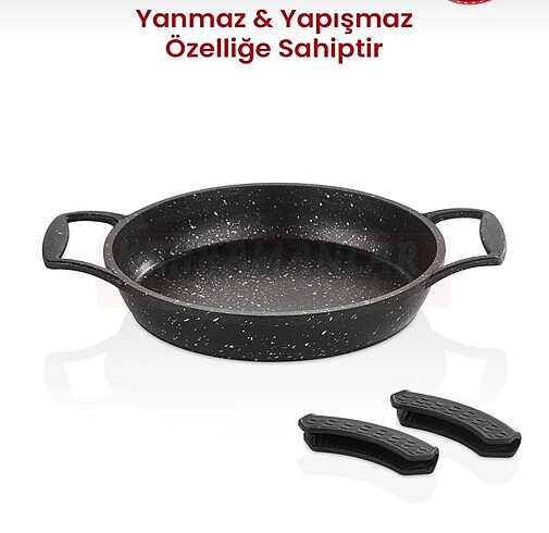 Beden GRANİT DÖKÜM FIRINA GİREBİLİR SAHAN SETİ 18-20-22 Cm