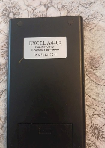 Excel A4400 Elektronik Türkçe-İngilizce Sözlük - Görsel 8