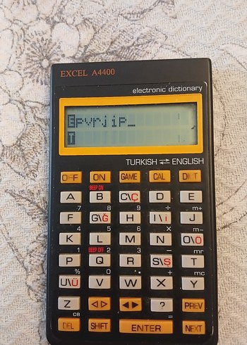 Excel A4400 Elektronik Türkçe-İngilizce Sözlük - Görsel 6