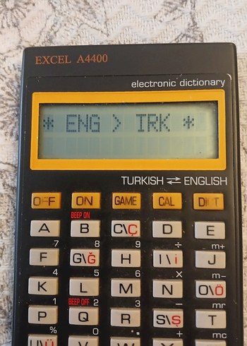 Excel A4400 Elektronik Türkçe-İngilizce Sözlük - Görsel 2