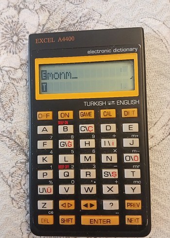 Excel A4400 Elektronik Türkçe-İngilizce Sözlük - Görsel 5
