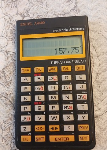 Excel A4400 Elektronik Türkçe-İngilizce Sözlük - Görsel 3
