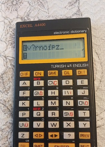 Excel A4400 Elektronik Türkçe-İngilizce Sözlük - Görsel 4