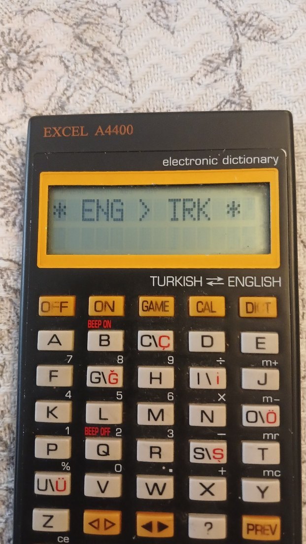 Excel A4400 Elektronik Türkçe-İngilizce Sözlük - Görsel 2