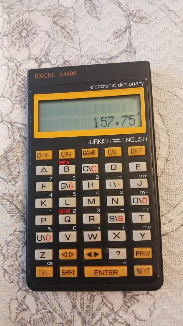 Excel A4400 Elektronik Türkçe-İngilizce Sözlük - Görsel 3